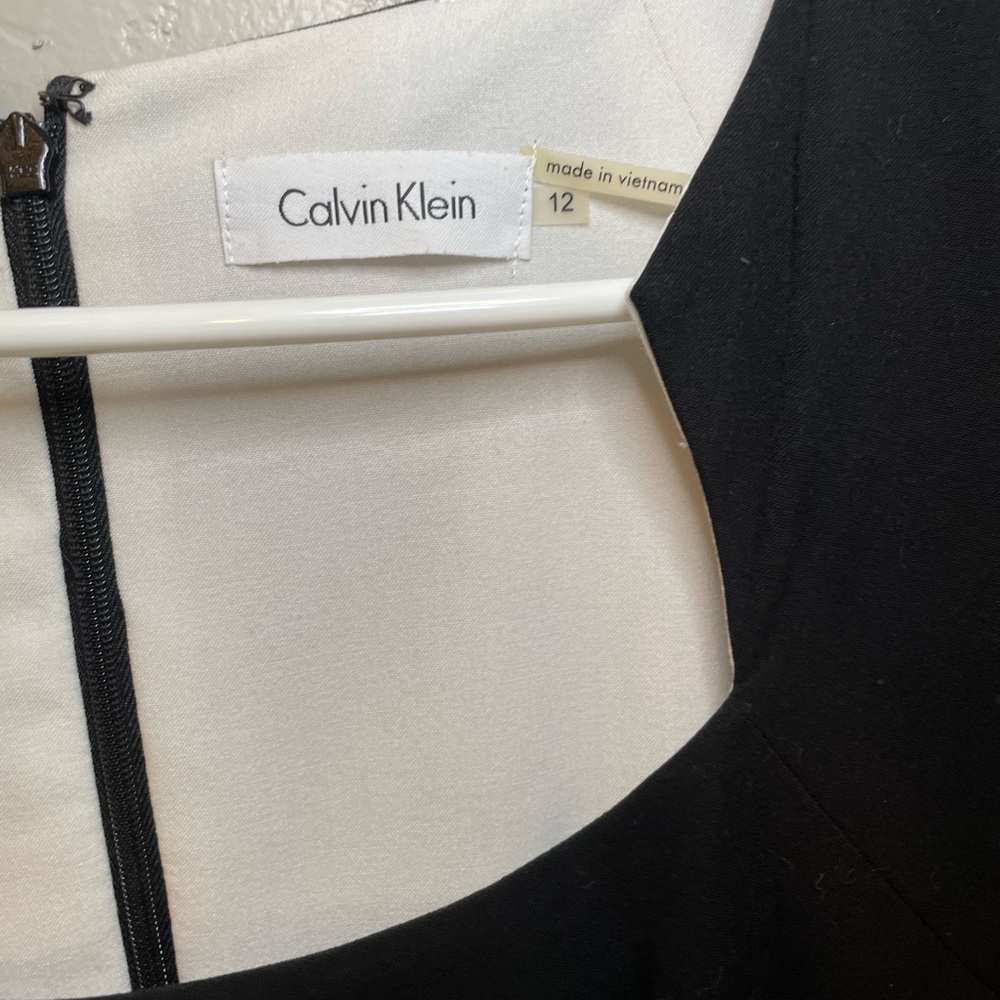 Black cocktail Calvin Klein dress